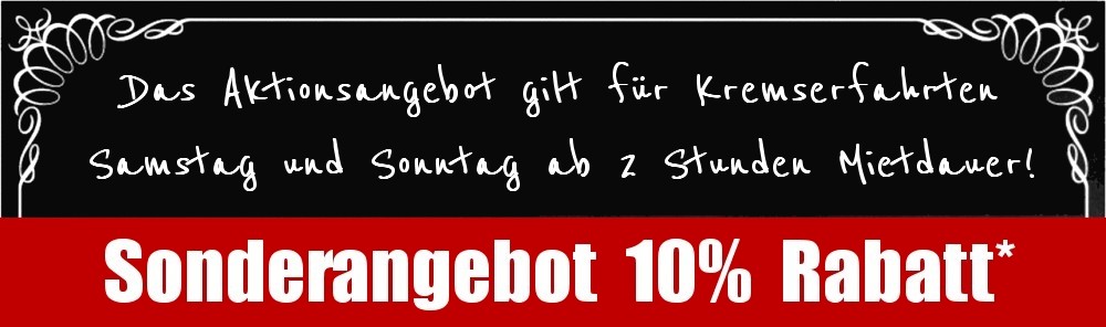 Kutschfahrten Aktionspreis 2026 - Kremserfahrten buchen mit 10% Rabatt !!!