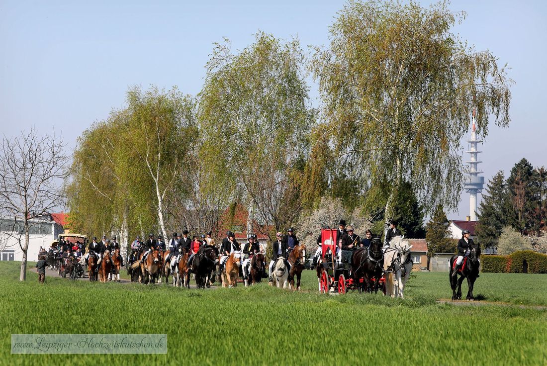 Osterreiten Holzhausen bei Leipzig (Sachsen)