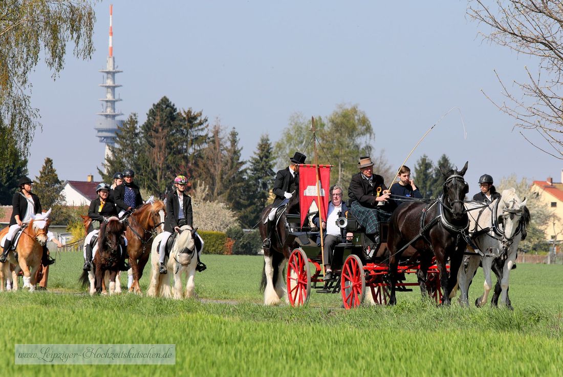 Osterreiten Baalsdorf bei Leipzig (Sachsen)