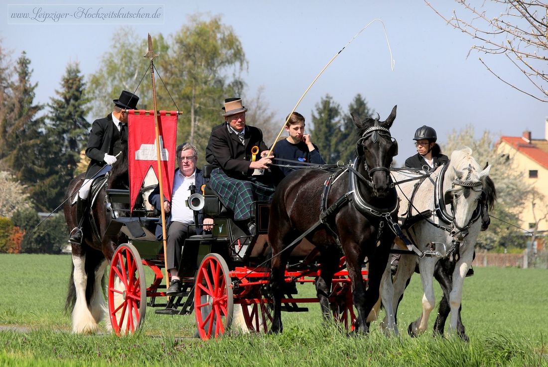 Osterreiten mit Pfarrer in Althen bei Leipzig (Sachsen)